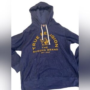 True Religion Blue 3x men’s light hoodie